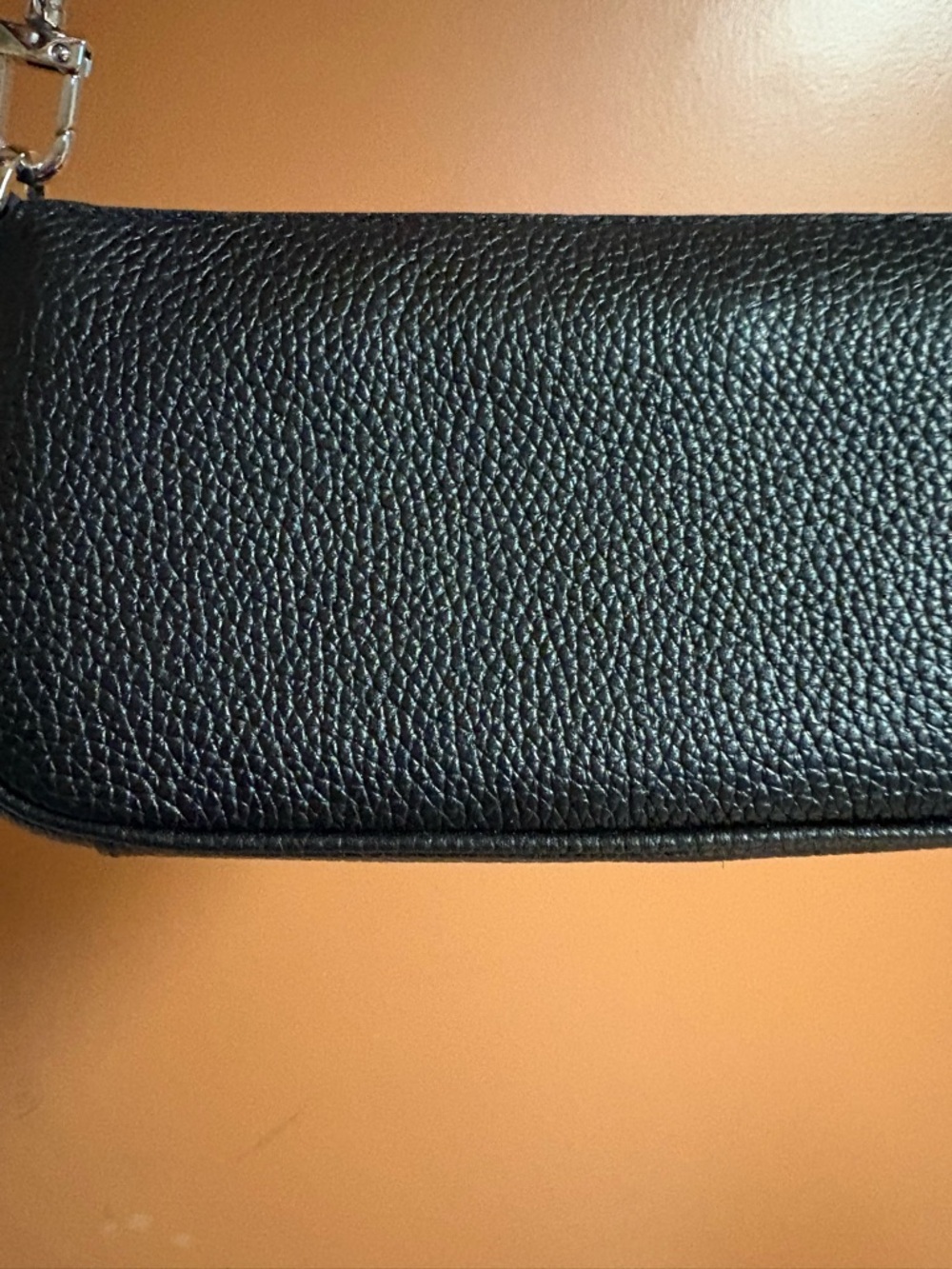 Michael Kors Zoe Black Leather Shoulder Bag with Buckle Pockets - Picture 5 of 9